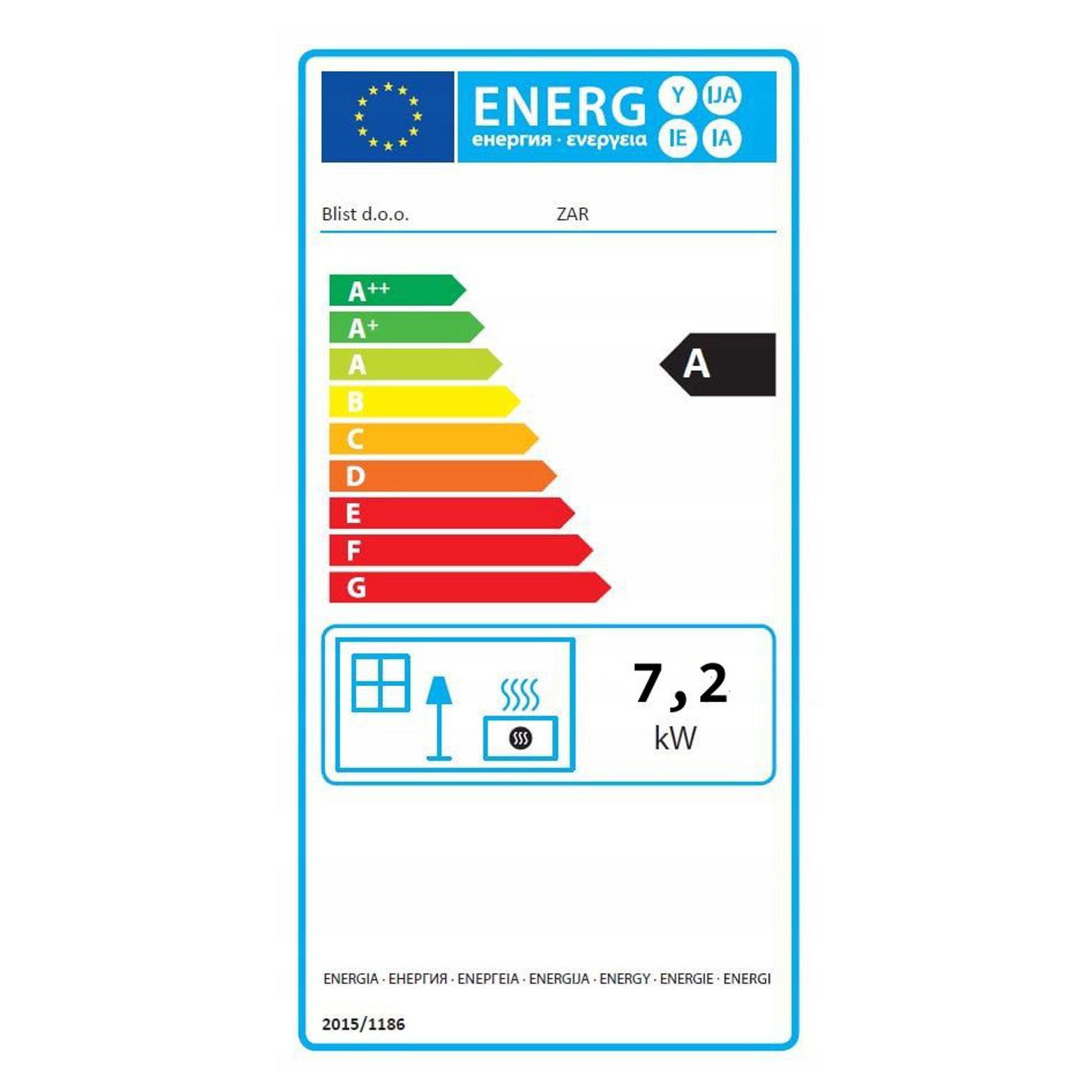 Cast Iron Zar Wood Burner 7.5kW Blist Stove ECO Design 2022 - Image 9
