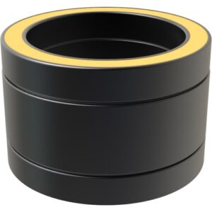 Pipe 100mm – Ø 150 / 6inch / Twin Wall Black Matt