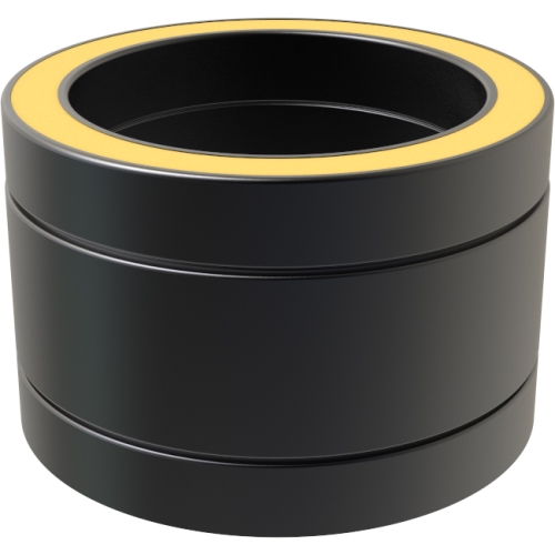 Pipe 100mm - Ø 150 / 6inch / Twin Wall Black Matt