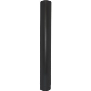 Pipe &ndash; &Oslash; 125mm (5inch) / 1000 mm black matt
