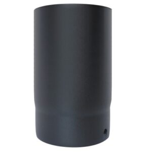 Pipe &ndash; &Oslash; 125mm (5inch) / 150mm black matt