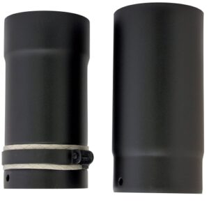 Pipe – Ø 125mm (5inch) / 250mm 2 Part Adjustable Pipe black matt