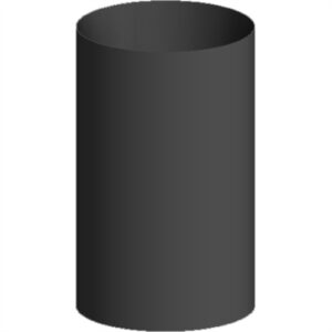Starter Pipe &ndash; &Oslash; 150mm (6inch) / 250mm black matt