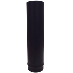 Pipe &ndash; &Oslash; 150mm (6inch) / 500mm Traditional Stove Pipe black matt