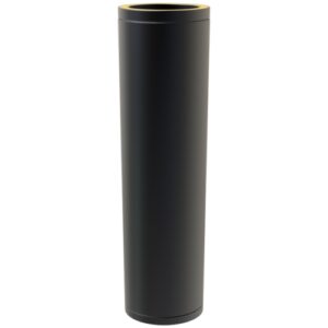 Pipe 800mm – Ø 150 / 6 inch / Twin Wall Black Matt