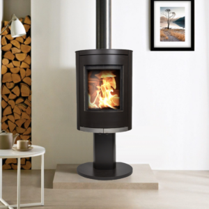 Ovale on Pedestal 5kW Wood-Burning Stove