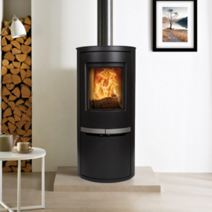 Ovale Tall 5kW with Door Wood-Burning Stove