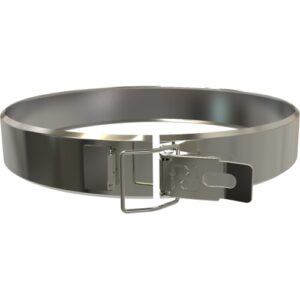 Locking Band &ndash; &Oslash; 150 (6inch) /  Twin Wall Silver