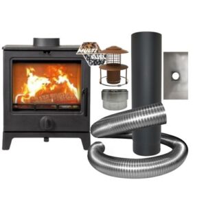 Derwent Multifuel + INSTALLER PACK Cast-Iron &ndash; Burner Stove