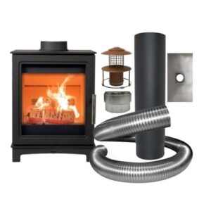 Skiddaw + INSTALLER PACK 5kW &ndash; Wood Burning Stove