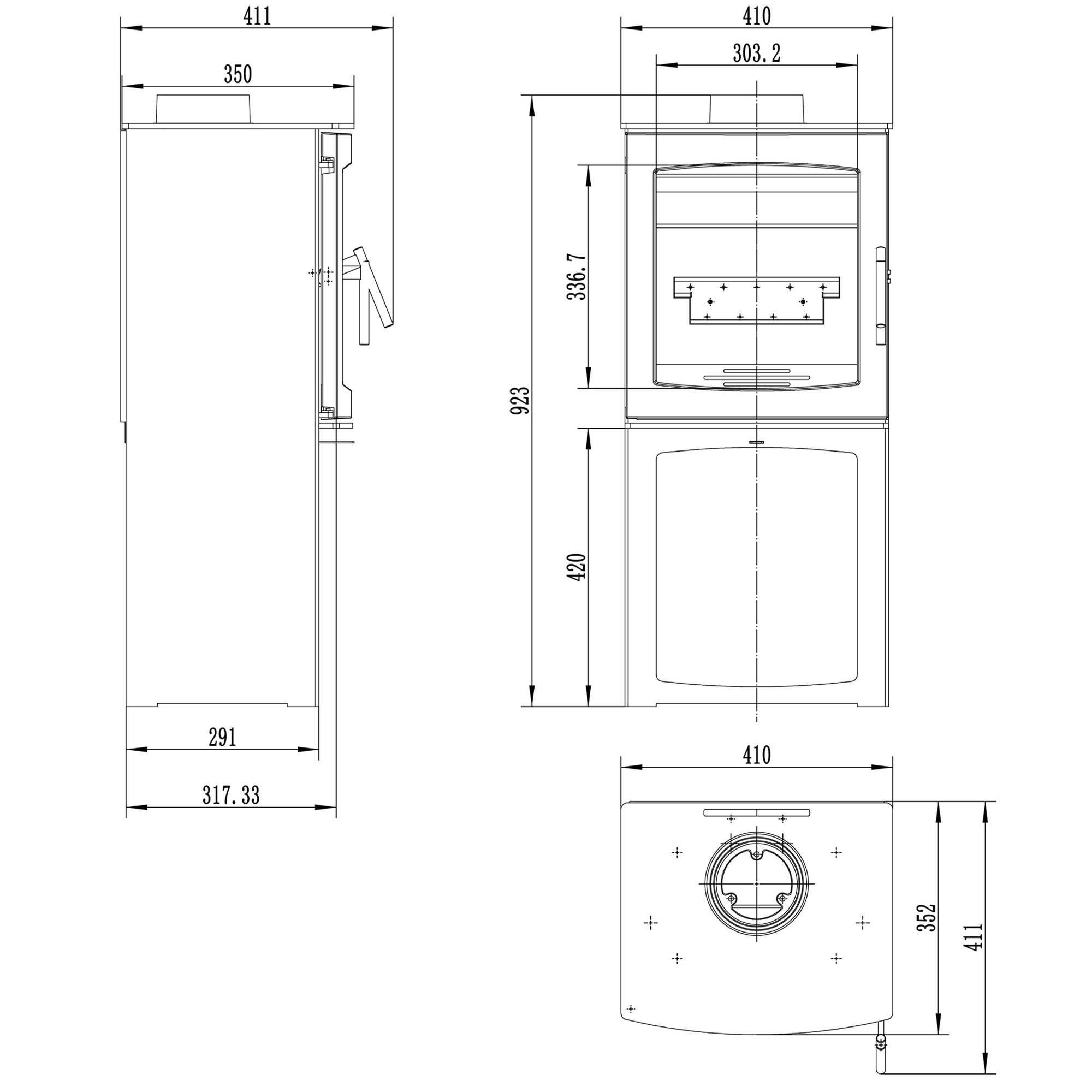 Tinderbox MEDIUM on Log Box 5 kW ECO Design Smoke Control - Image 5
