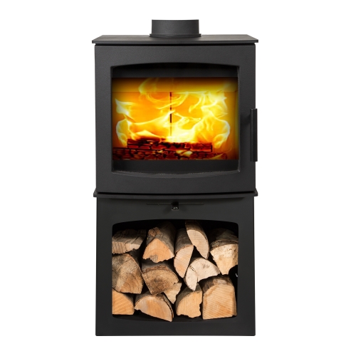 Tinderbox SMALL on Log Box 4,9 kW ECO Design Smoke Control