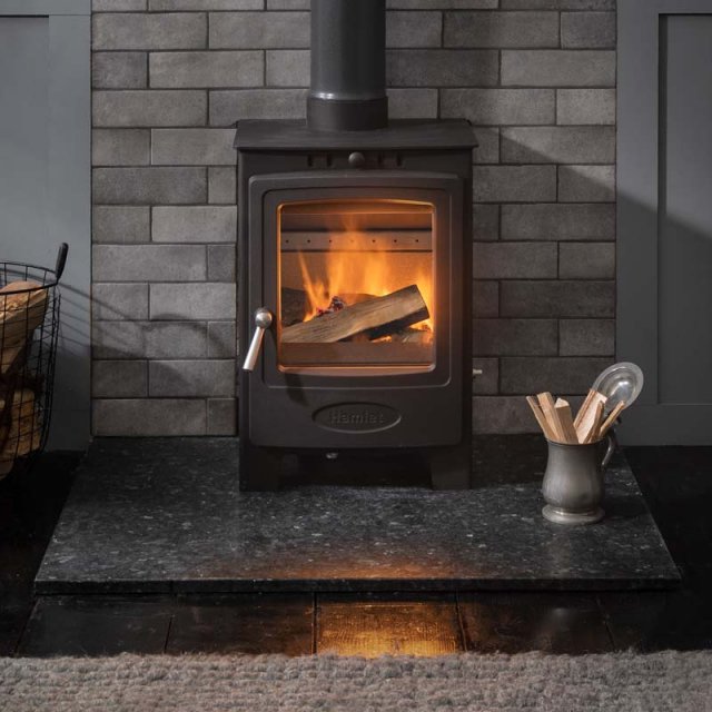 Hamlet Solution 5 Compact (S4) Multifuel stove Ecodesign Ready 4.8kW stove