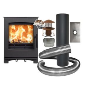 Large Tinderbox Multi Fuel + Full INSTALLER PACK &ndash; 5kW
