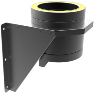 Adjustable Base Support &ndash; &Oslash; 150 /  Twin Wall Black Matt