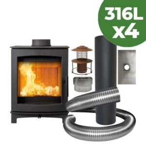 4 x Medium Tinderbox 5kW ECODesign + Full INSTALLER PACK