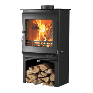 Elcombe Log Box Defra &ndash; Freestanding Multifuel Stove 5kW