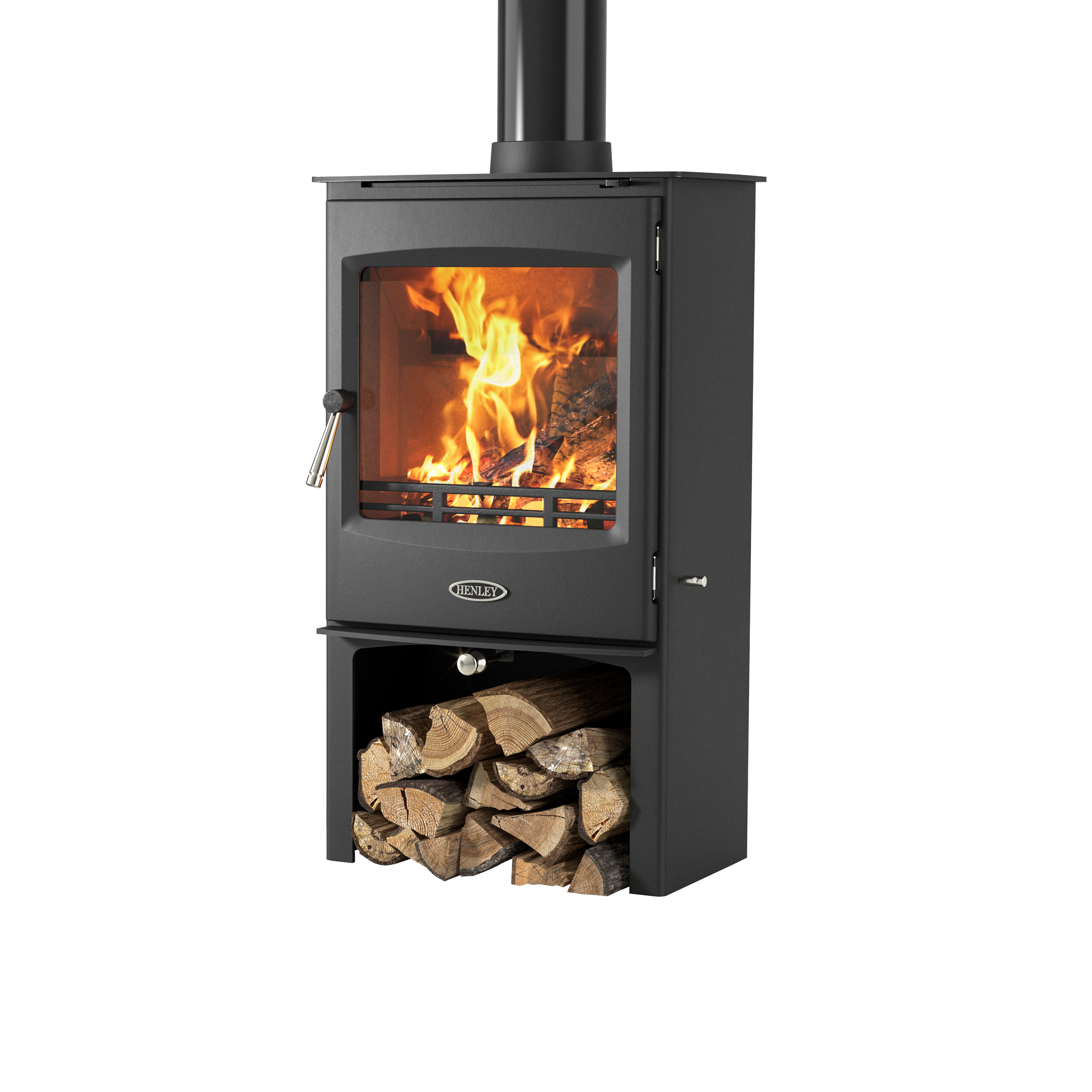 Lincoln Stove Logbox Defra- Freestanding Multifuel Stove 5kW