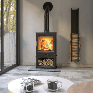 Burnbright with LogBox Stove – Freestanding Wood Burning 5kW