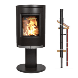 Ovale Tall on Pedestal 5kW + FULL Inside INSTALLER PACK