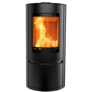 Oval Rondo 4.9kW Stove with Door, Round Elipse