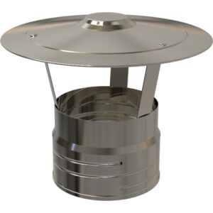 Screw-FIX Rain Cap &ndash; &Oslash;150 | Premium Rain Protection for Chimney Stacks