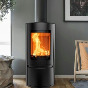 Oval Rondo 4.9kW Stove with Door, Round Elipse