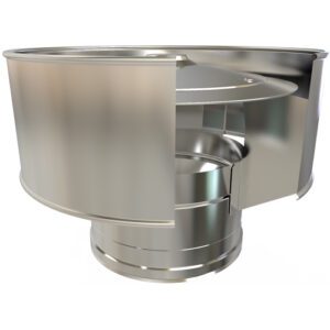 Anti-Wind Cowl &Oslash; 150 | Ultimate Rain and Wind Protection for Chimneys