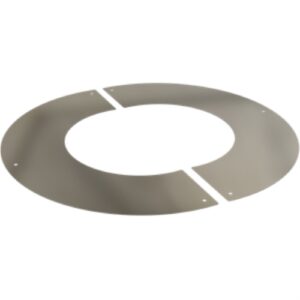 2-Piece Fixed Finishing Plate 90&deg; &Oslash; 150 | 75mm Wide