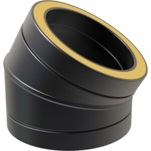 30&deg; Bend &ndash; &Oslash; 125 (5inch) | Durable Flue Pipe Bend for Efficient Heating Systems