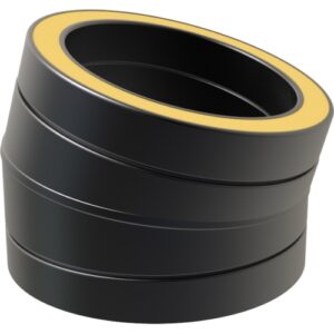 15&deg; Bend - &Oslash; 125 (5inch) | High-Quality Stainless Steel Flue Pipe Bend