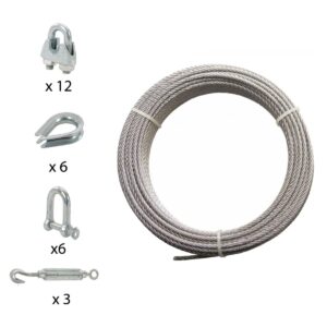Guy Wire Kit 30m – Essential Support for High or Unsteady Chimneys