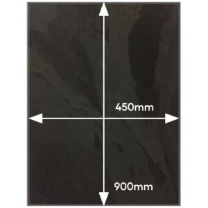 Slate _ Graphite Hearth &ndash; 25mm x 900mm x 450mm Stone