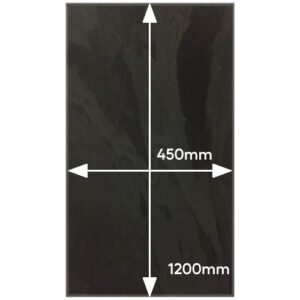 Slate _ Graphite Hearth &ndash; 25mm x 1200mm x 450mm Stone