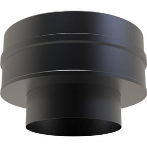 Flat Increasing Adaptor &Oslash; 125 to &Oslash; 150 -Transition for Solid Fuel & Gas