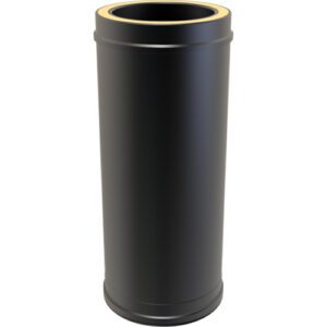 Pipe 500mm &Oslash; 150 &ndash; Rigid Stainless Steel Chimney Flue for Solid Fuel & Gas