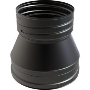 Twin Wall to Flex Adaptor Ø 125 -Transition for Flue Liner Connection