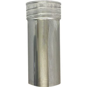 Screw-FIX Long Tail Adaptor &ndash; &Oslash; 125 to SW | Transitional Joint for MI-FLEX Flue