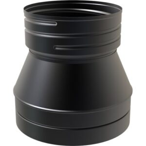 TWPro MB &ndash; Double to Single Adaptor (Flex) &ndash; &Oslash; 125 (5inch) (black)