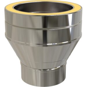 Adaptor &ndash; Single Wall to Twin Wall Increaser &ndash; &Oslash; 150-175mm