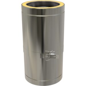 Adjustable Pipe 250-350mm – Ø 125 | Durable Stainless Steel Flue Pipe