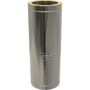 Adjustable Pipe 350-500mm &ndash; &Oslash; 150 | High-Quality Stainless Steel Flue Pipe