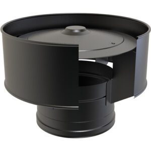 Anti-Wind Cowl &Oslash; 150 | Ultimate Rain and Wind Protection for Chimneys