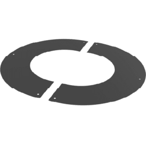 2-Piece Fixed Finishing Plate 45° Ø 125 | 75mm Wide