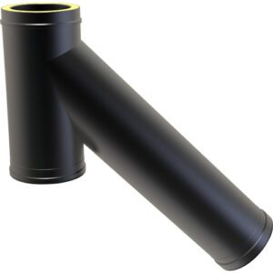 Long 135° Tee Ø 150 – Extra-Long Cleaning Access Chimney Flue