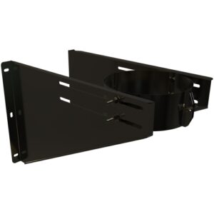 LONG Retro Fit Base Support – Ø 125 (5inch) / Twin Wall Black Matt