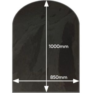 Slate _ Graphite Hearth Semi-Circle &ndash; 25mm x 1000mm x 850mm Stone