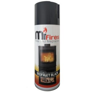 Mi-Flues Stove-Care Spray Paint Matt Black to high temperature/ 400ml