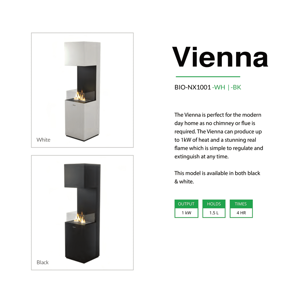 Vienna Henley BioEthanol Stove Eco Burner 1,5 liters/ 1kW - Image 4