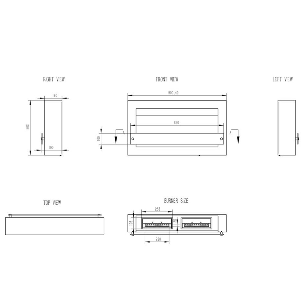 Oslo Henley BioEthanol Stove Eco Burner 1,5 liters x2/ 1kW - Image 5